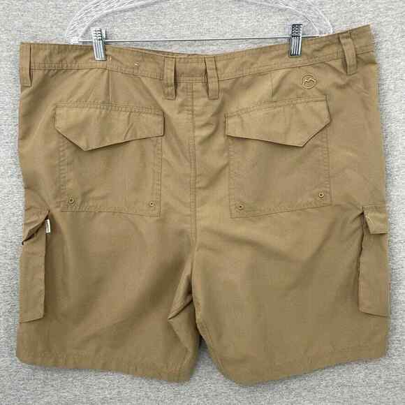 Magellan Cargo Shorts Mens 44 Brown Fishing Hiking Water Repellant Casual Chino - Picture 3 of 10